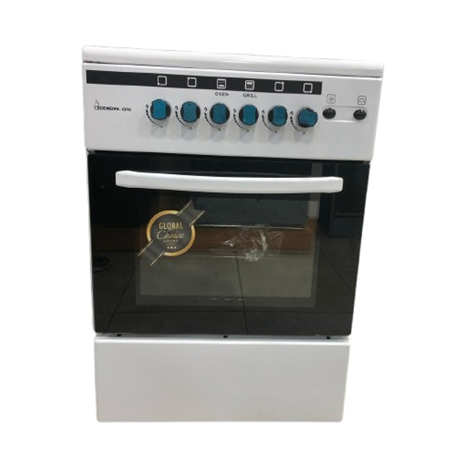 GENERAL GAS Cooker 60cm 4 Gas Burners White GENERAL GAS